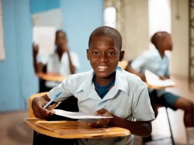 shallow-focus-shot-african-child-learning-school